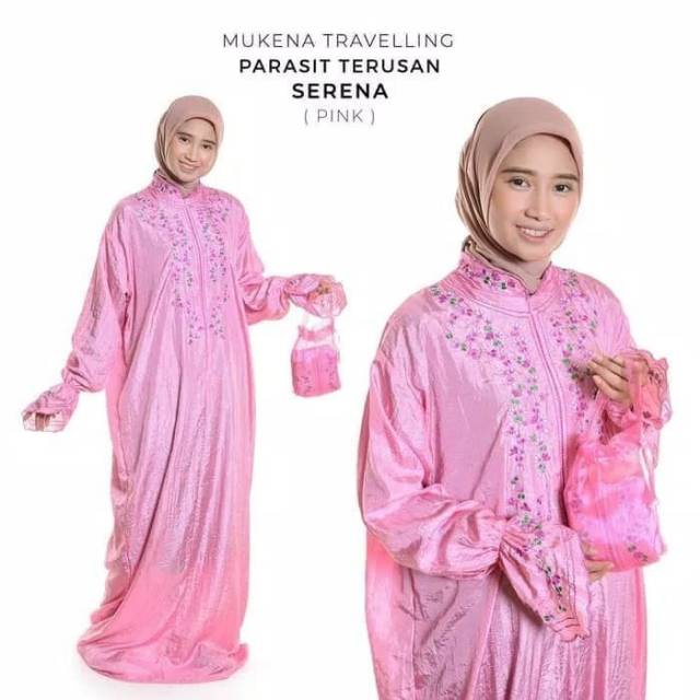 Mukena ABAYA TERUSAN bahan parasut