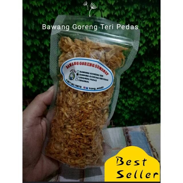 

Bawang Goreng Sumenep Teri Pedas Kemasan 75gr