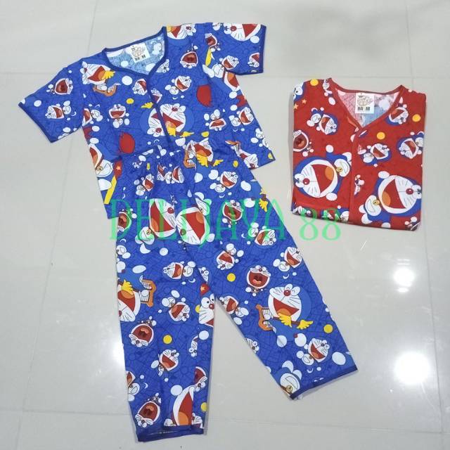 piyama anak karakter usia 1-2 tahun 3-4 tahun baju dan celana tidur anak