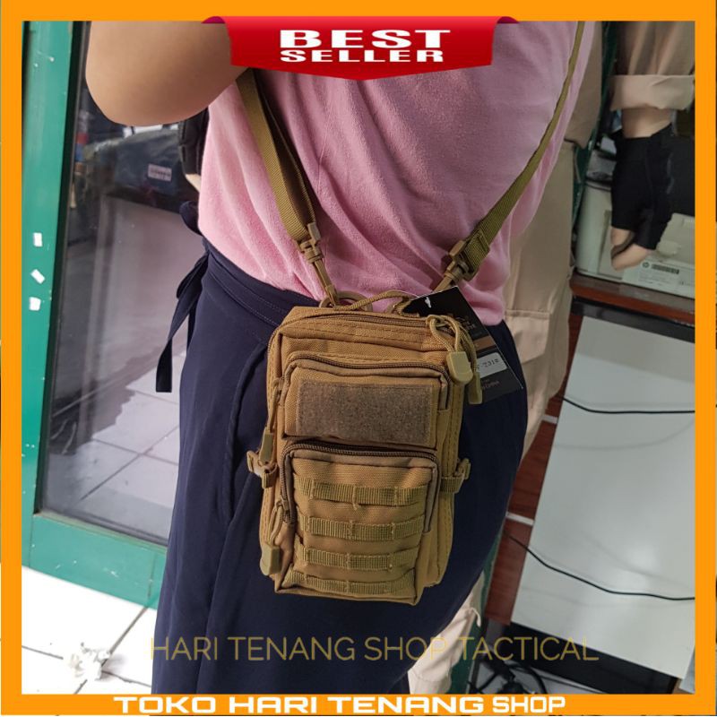 TAS SELEMPANG TAS HP BISA DI PINGGANG TAS 231