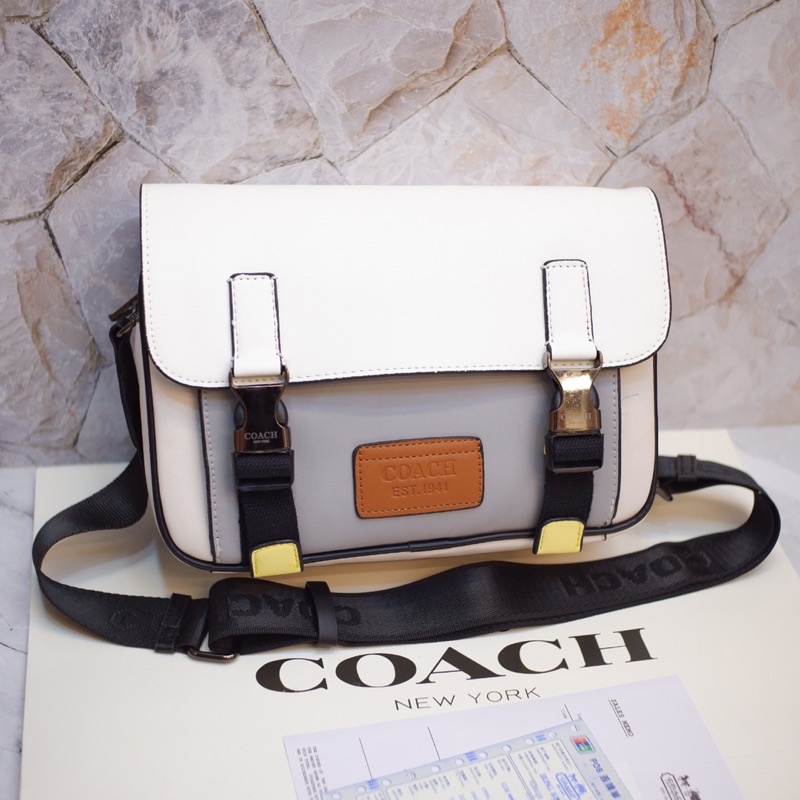 Tas selempang pria Coach import with box messenger bag coach tas slempang pria tas kantor pria coach