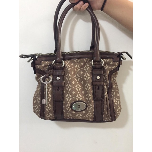Fossil Maddox Signature Satchel (Original)