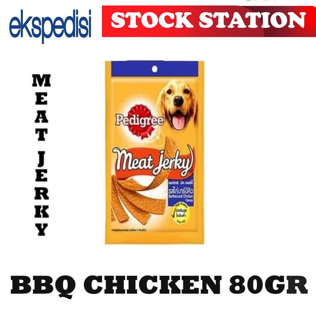 Meat Jerky Strap/pipih BBQ Chiken 80gr(EKSPEDISI)