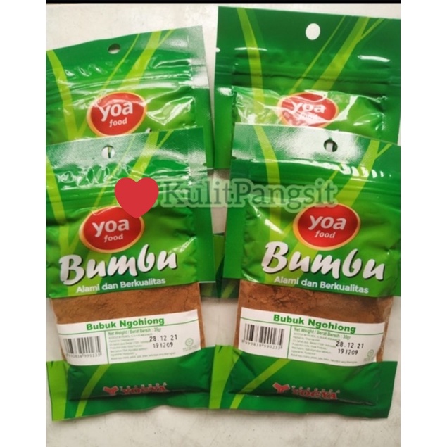 

HALAL MUI Bubuk Bumbu NgoHiong GoHiong GoHiang Gohyong Five Spices Powder