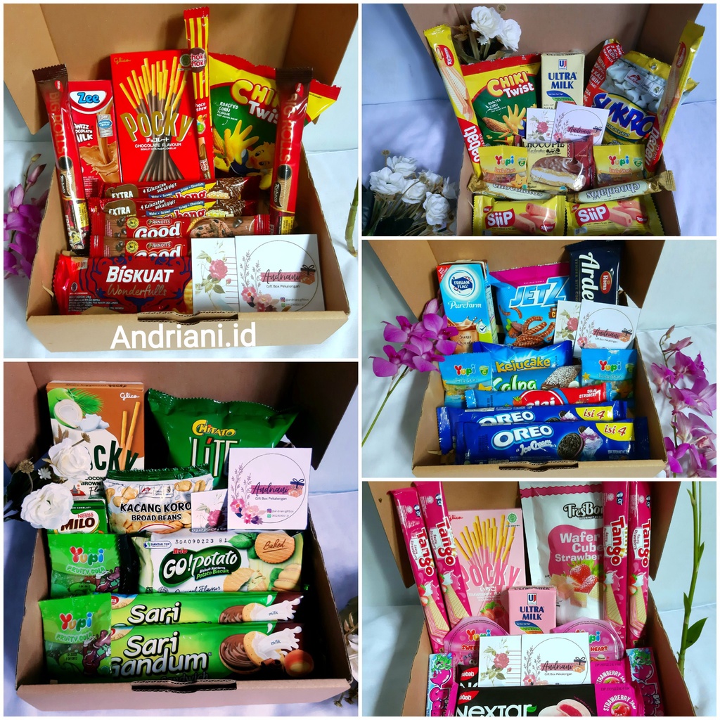 

Snack Gift Box (Merah,Kuning,Hijau,Biru,Pink)