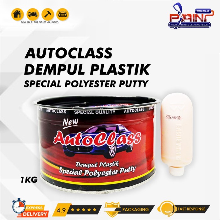 Dempul Plastik AUTOCLASS Spesial Polyester Putty 1kg