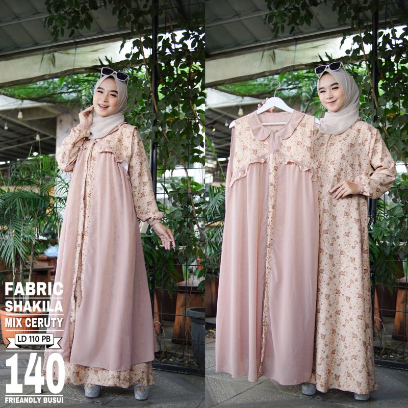 GAMIS SHAKILA IMPORT MIX OUTHER CERUTY BABY DOLL PREMIUM GAMIS JUMBO LD 120CM GAMIS OUTHER TERPISAH 
