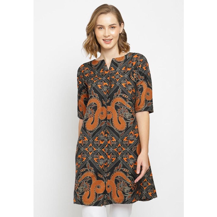 Hassenda - Puricia Dress Batik Wanita Prianka - S