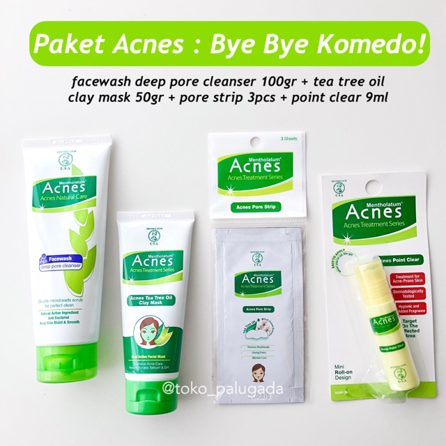 Paket Acnes Bye Bye Komedo Shopee Indonesia
