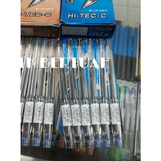 

➫ PULPEN PEN PILOT HI TEC C HITEC HITECH - Hitam, 0.3 ♔