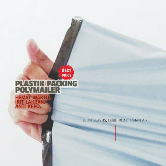 25x42cm Polymailer Polybag Kantong Amplop Plastik Packing (Isi 100)