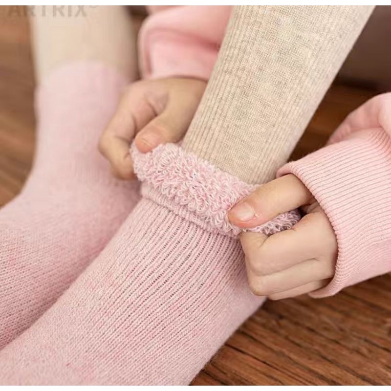 Winter Warm Socks Kaos Kaki Musim Dingin Unisex Anak