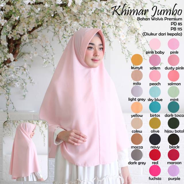 Khimar Jumbo Wolfis