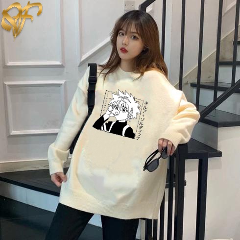 Sweater Killua Zoldyck Drink Siuup Aesthetic Pria &amp; Wanita | Sweater Korea Style Fleece Cotton | Dhea Fashion