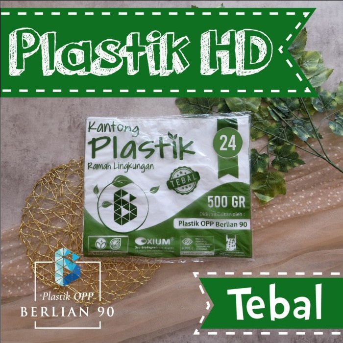 Kantong Kresek Putih Plastik HD Tebal Kantong Keresek Putih Tebal 24 30 35 40 50 / Kantong Plastik P