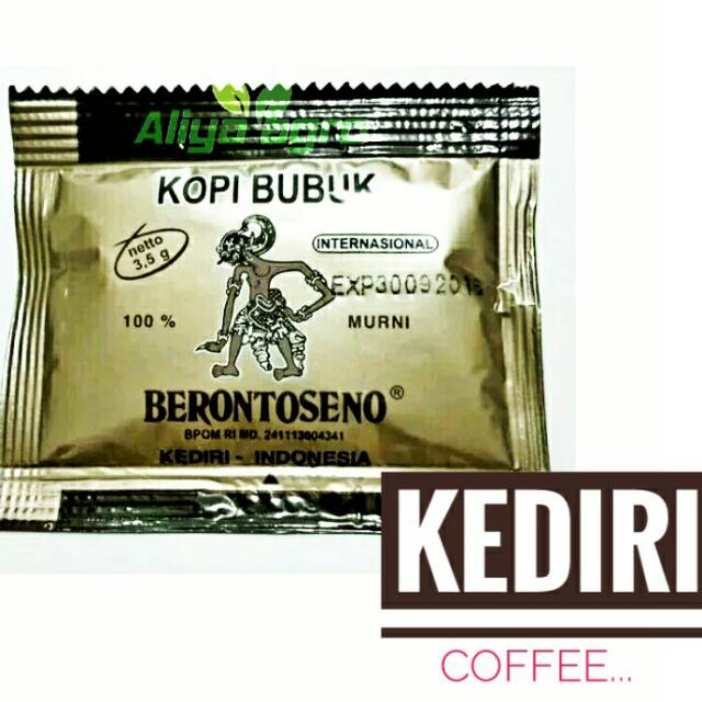 

Kopi coffe berontoseno kemasan sachet