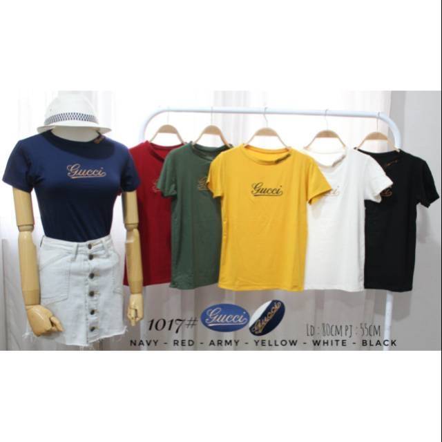 KAOS BORDIR DI*R BAHAN SPANDEK RAYON ADEM