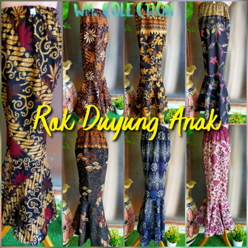 WM>ROK DUYUNG ANAK ROK DUYUNG ANAK MODERN ROK DUYUNG ANAK BATIK ROK DUYUNG KEMBANG SEPATU NAVY
