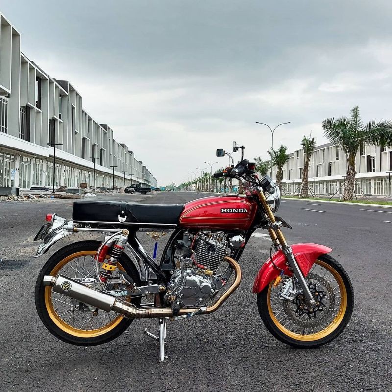 KNALPOT PEKAJAMAN CB GL TIGER HEREX 200cc 250cc