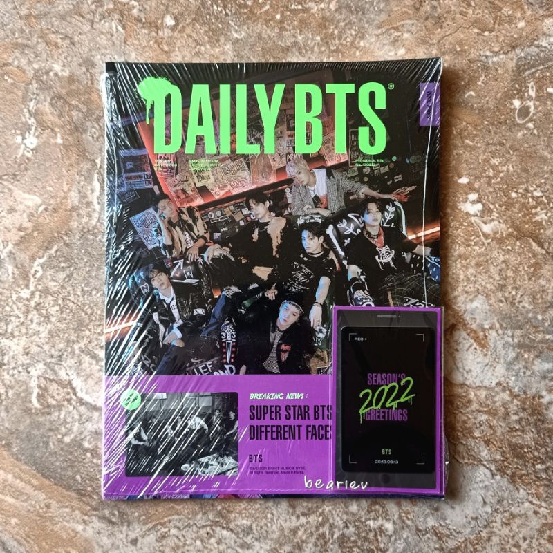 official bts photobook season greeting 2022 + qr code sealed pb sg 22