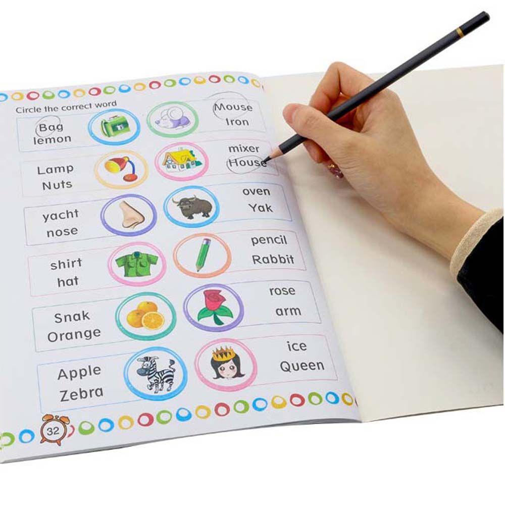 Mxbeauty Kid English Excercise Book Tk Latihan Huruf Inggris Bayi Kata Belajar Matematika Aritmatika Buku Latihan