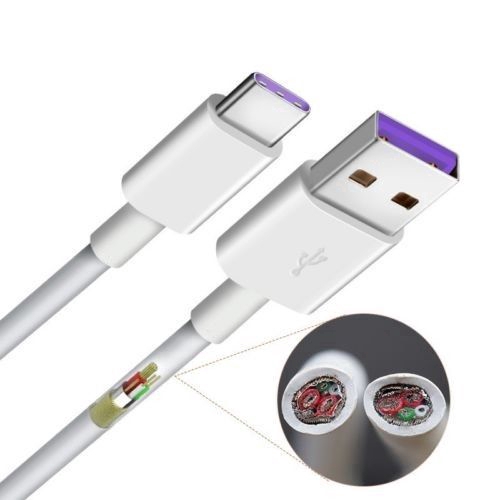 [p &amp; T] 5A Kabel Data / Charger Fast Charging USB Type-C untuk Android