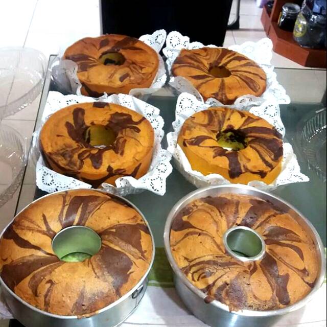 

Marmer cake & pandan cake