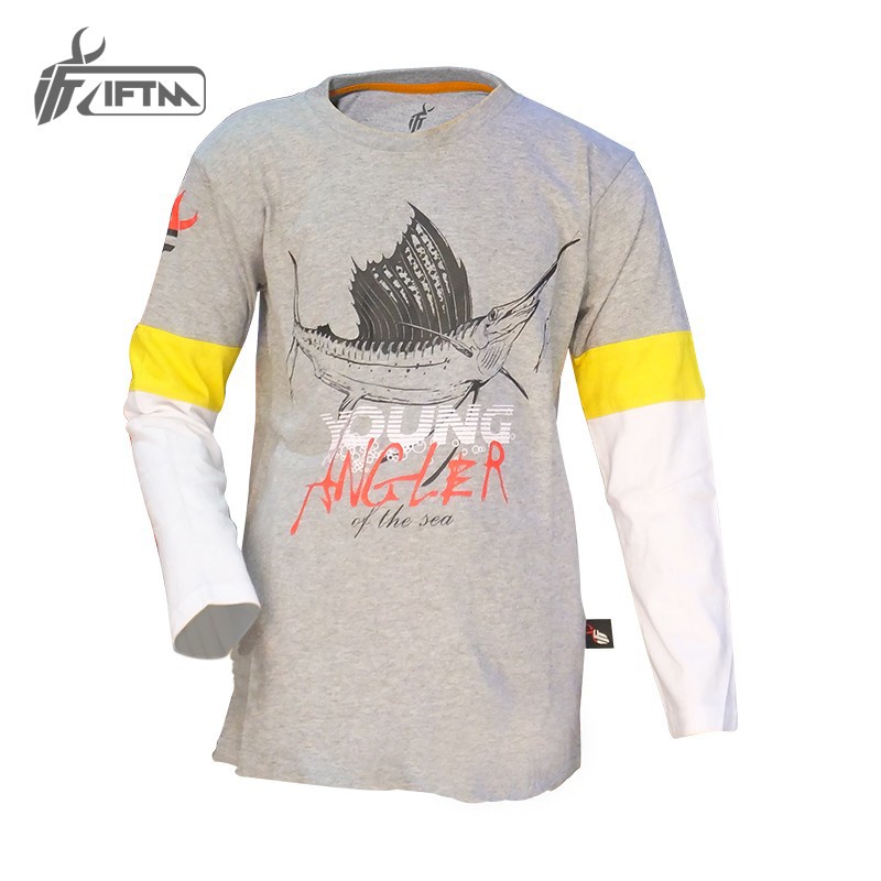 IFTM YOUNG ANGLER - Kaos Anak Katun Motif Ikan