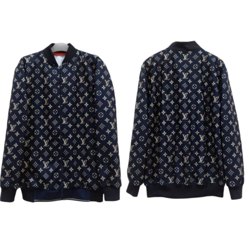 jaket Bomber LV full print jaket tractop premium mirror 1:1