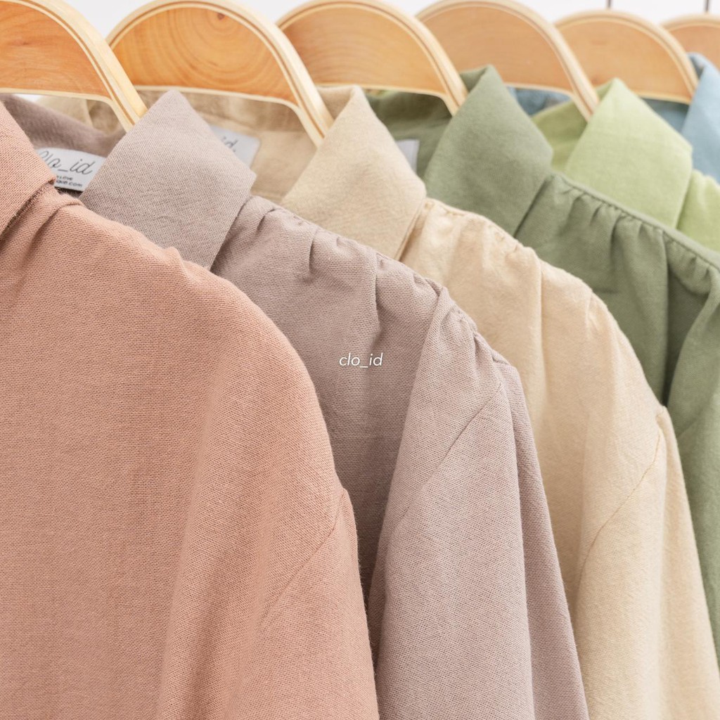 HAICLO Ava Linen Shirt / Atasan Kemeja Wanita-4
