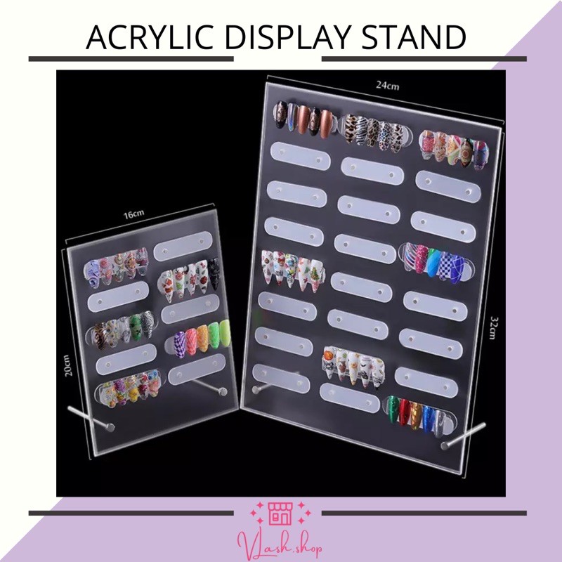 ACRYLIC STAND NAIL DISPLAY