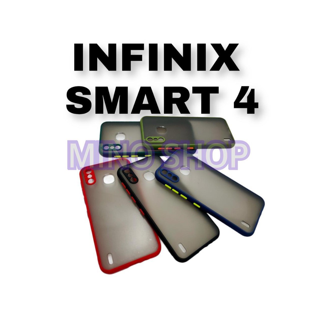 SOFTCASE INFINIX SMART 4 - HARDCASE DOVE MYCHOICE + PC - AERO CASE