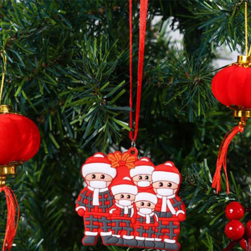 Ornamen Gantung Desain Keluarga 2 / 3 / 4 / 5 / 6 Untuk Pohon Natal