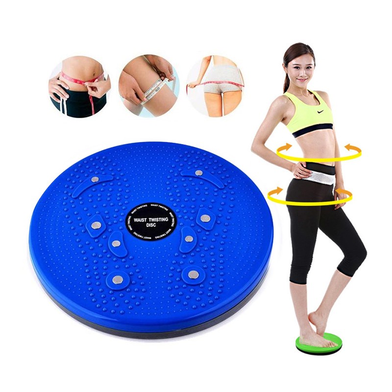 Jogging Magnetic Trimmer Pelangsing Body Plate Waist Twisting Alat Olahrga Dirumah Jogging Body Plate GOSHOP88