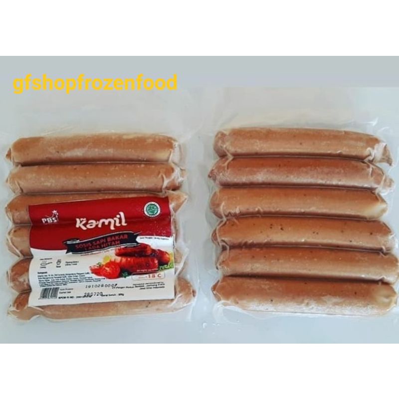 

Kamil Sosis Bakar Lada Hitam 500g / Frozen Food