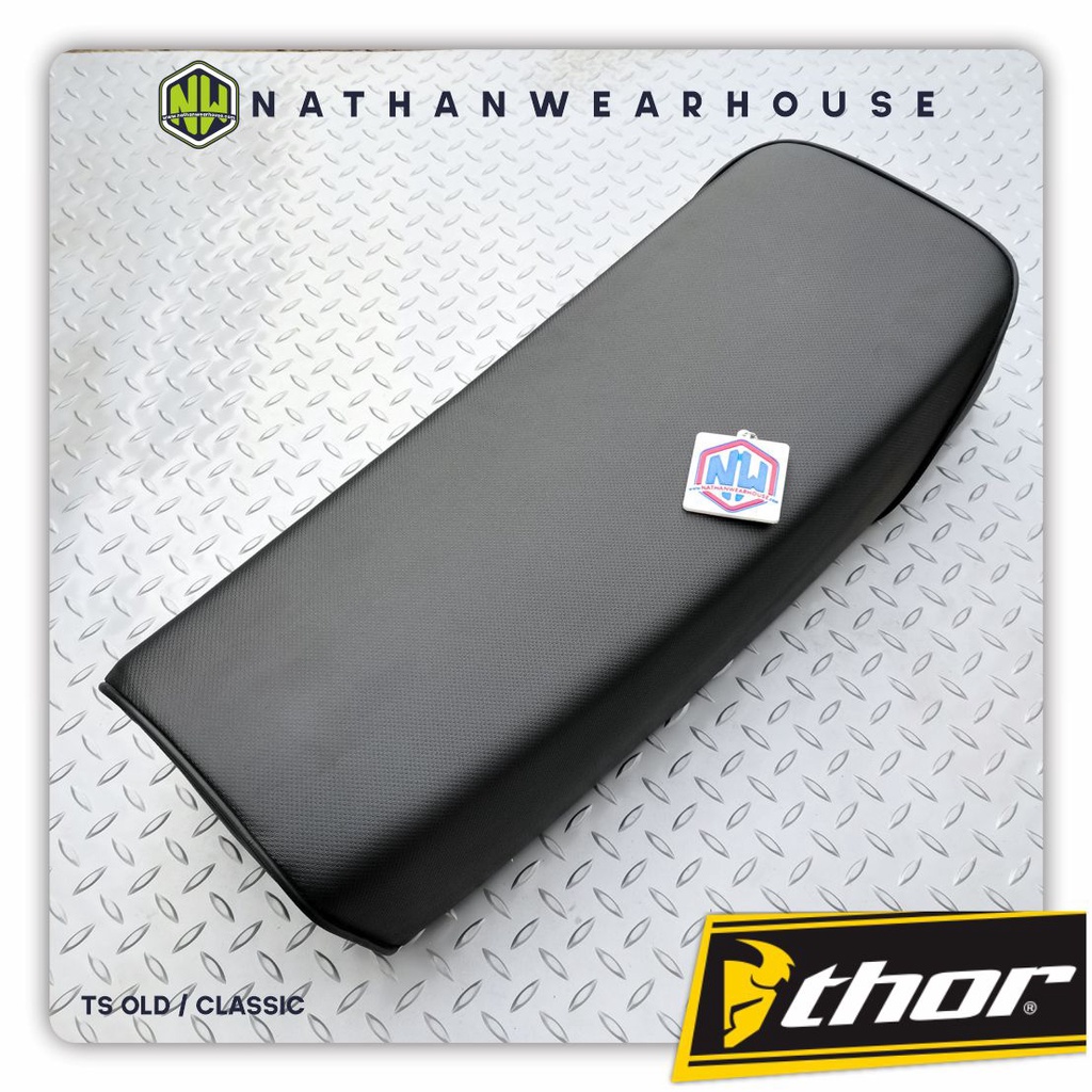 Jok Sadel Sedel Plastik Motor Trail TS OLD TS 125 ORI Hitam Black Thor