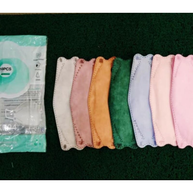 Masker KF94 4Ply Banyak Warna 10 pcs Masker EVO