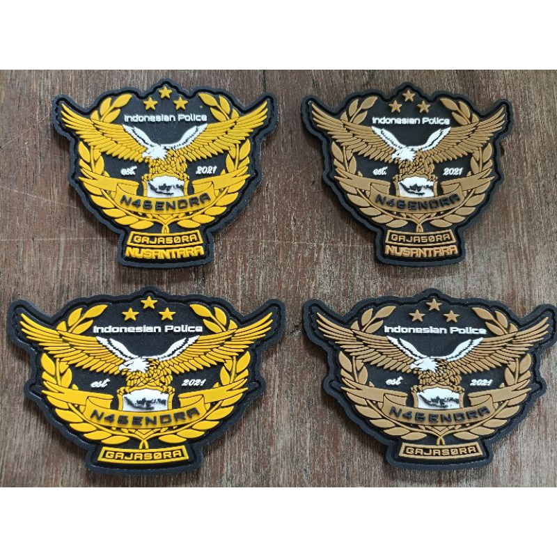 Patch Rubber Velcro Emblem NAGENDRA GAJASORA