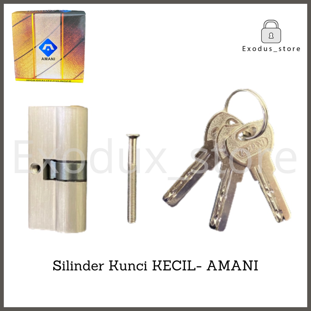 Silinder kunci pintu kecil rumah Amani anak kunci 3 pc- Cylinder pintu