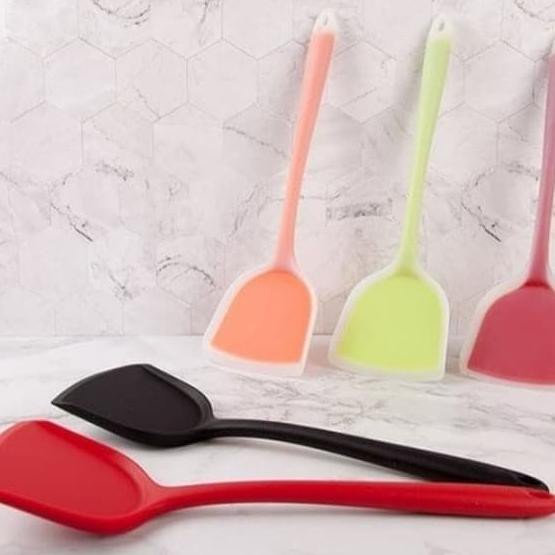 SODET SILIKON/ SPATULA SILICONE TAHAN PANAS FOOD GRADE ANTI LENGKET / SODET SPATULA TAHAN PANAS