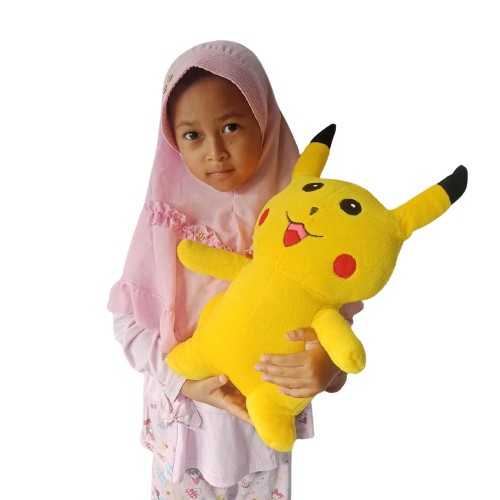 Boneka pokemon pikachu L murah