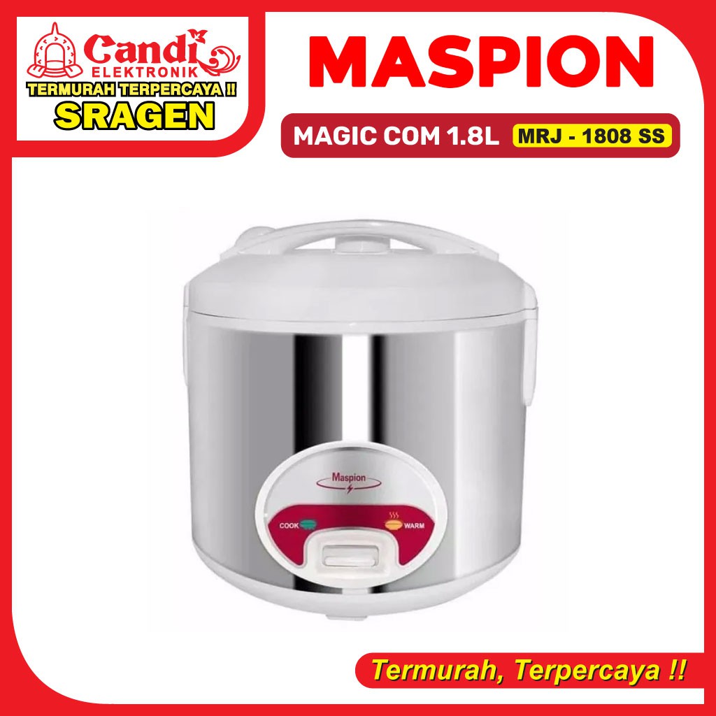 MASPION Magic Com 1.8 Liter - MRJ 1808 SS