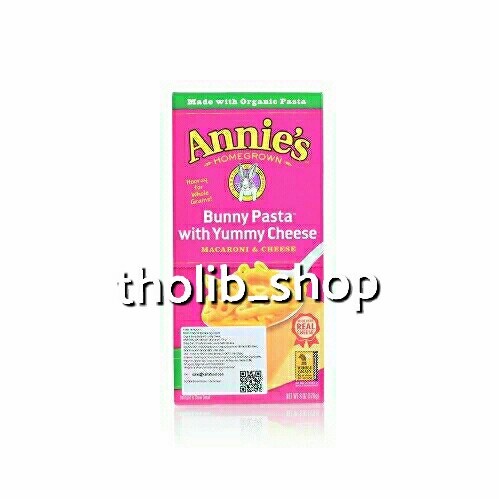 

Annie's bunny pasta with yummy cheese-macaroni & cheese 170gr