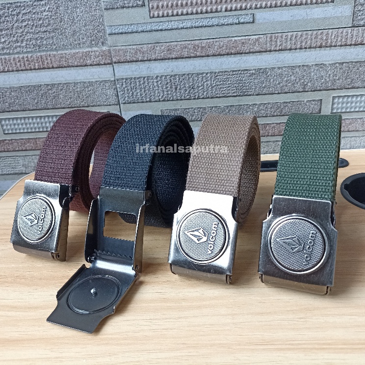 Ikat pinggang Pria katun Kanvas Gesper Men Belt S050