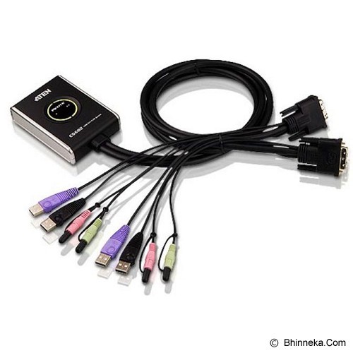 Aten CS-22U 2 Port USB Cable KVM Switch