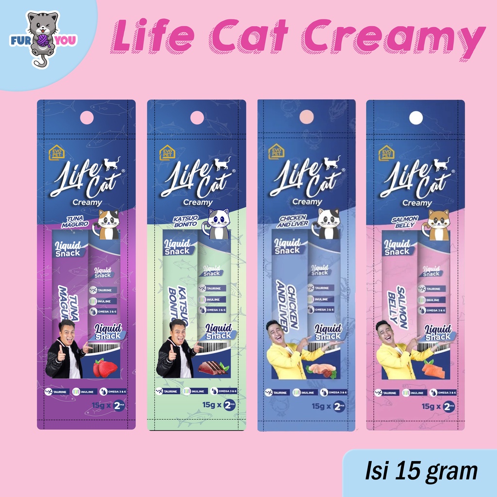 Life Cat Creamy Camilan Kucing