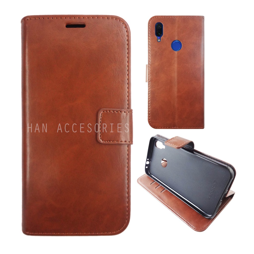 Redmi Note 7/Note 5/Note 5 Pro/Note 6 Pro/S2 XIAOMI Original Fashion Selular Flip Leather Case