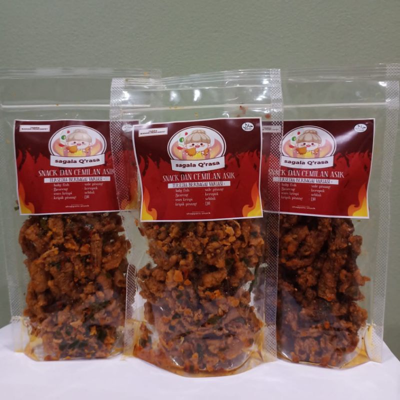 

Usus Cryspy Rempah Pedas 100gr