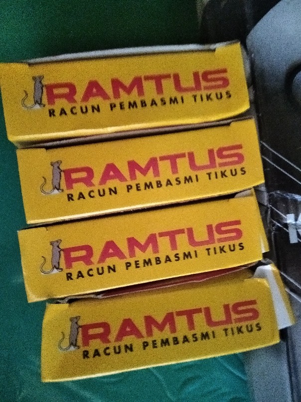 Ramtus Obat Racun Tikus Langsung Mati Kering Tidak Bau Sangat Ampuh Racun Pembasmi Tikus 12 Pack