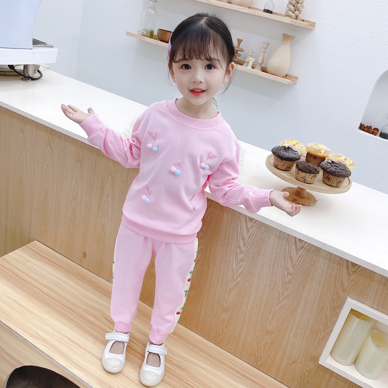 HappyOliver PASSWORD GENIE POM Setelan Sweater 1 - 7 Tahun Baju Anak BerKualitas